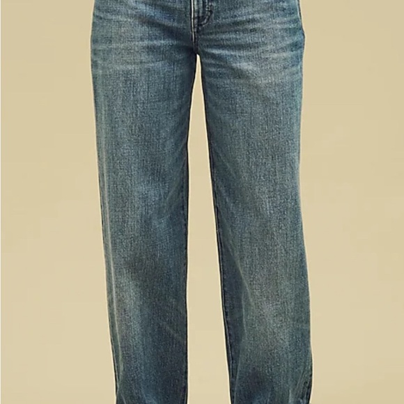 J. Crew Cuffed lower-rise wide-leg jean - Picture 2 of 4